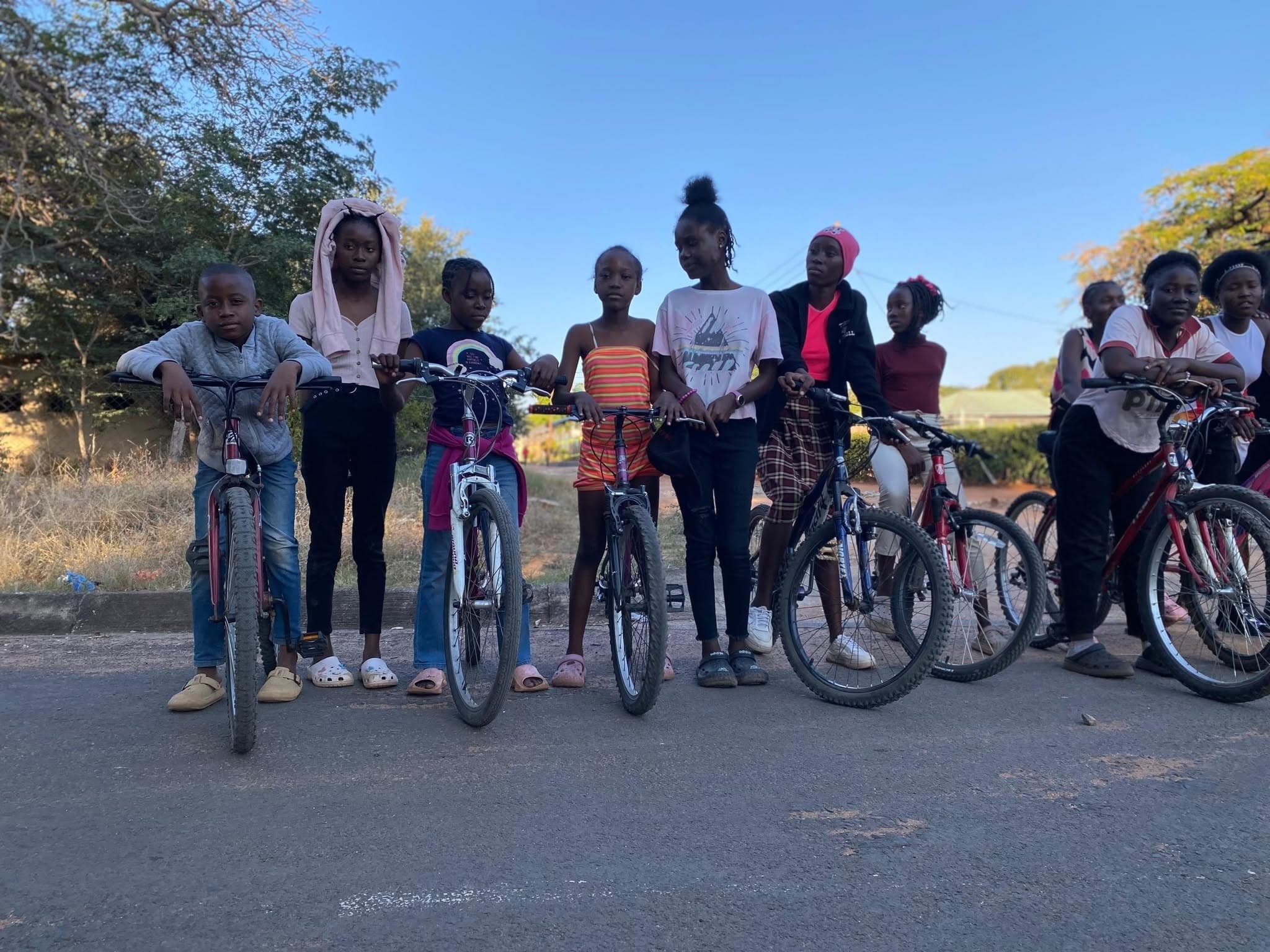 Young cyclists